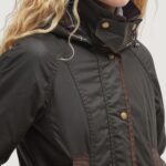 Giacchetto Barbour BOWER WAX JACKET Verde Oliva - Foto 3