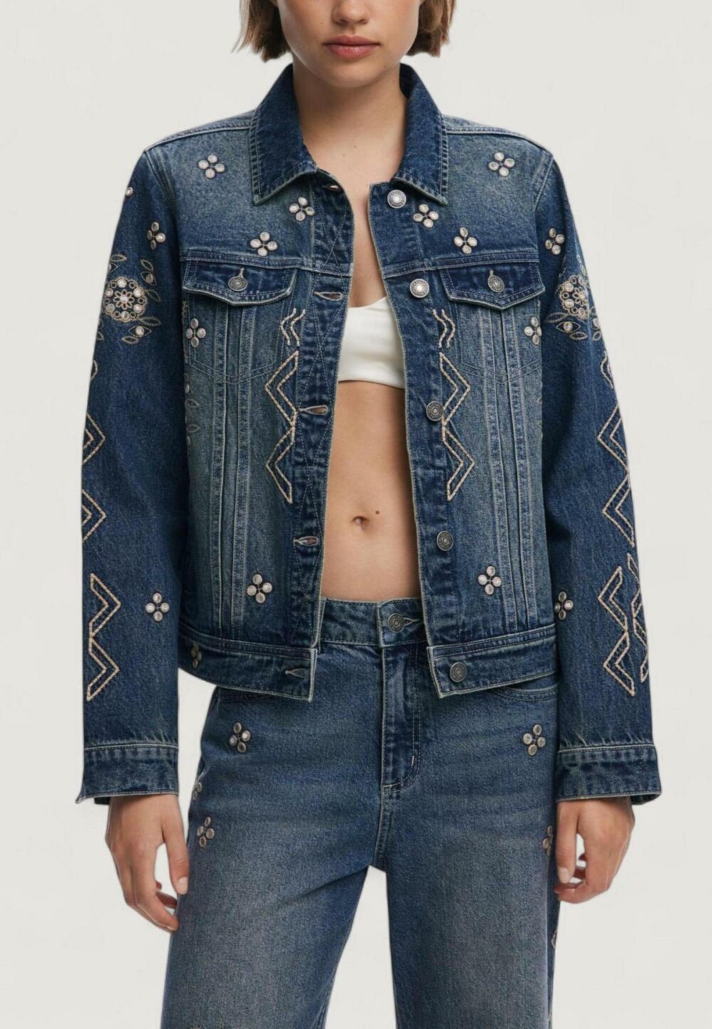 Giacchetto Desigual CHAQ_ESPEJOS Denim - Foto 2