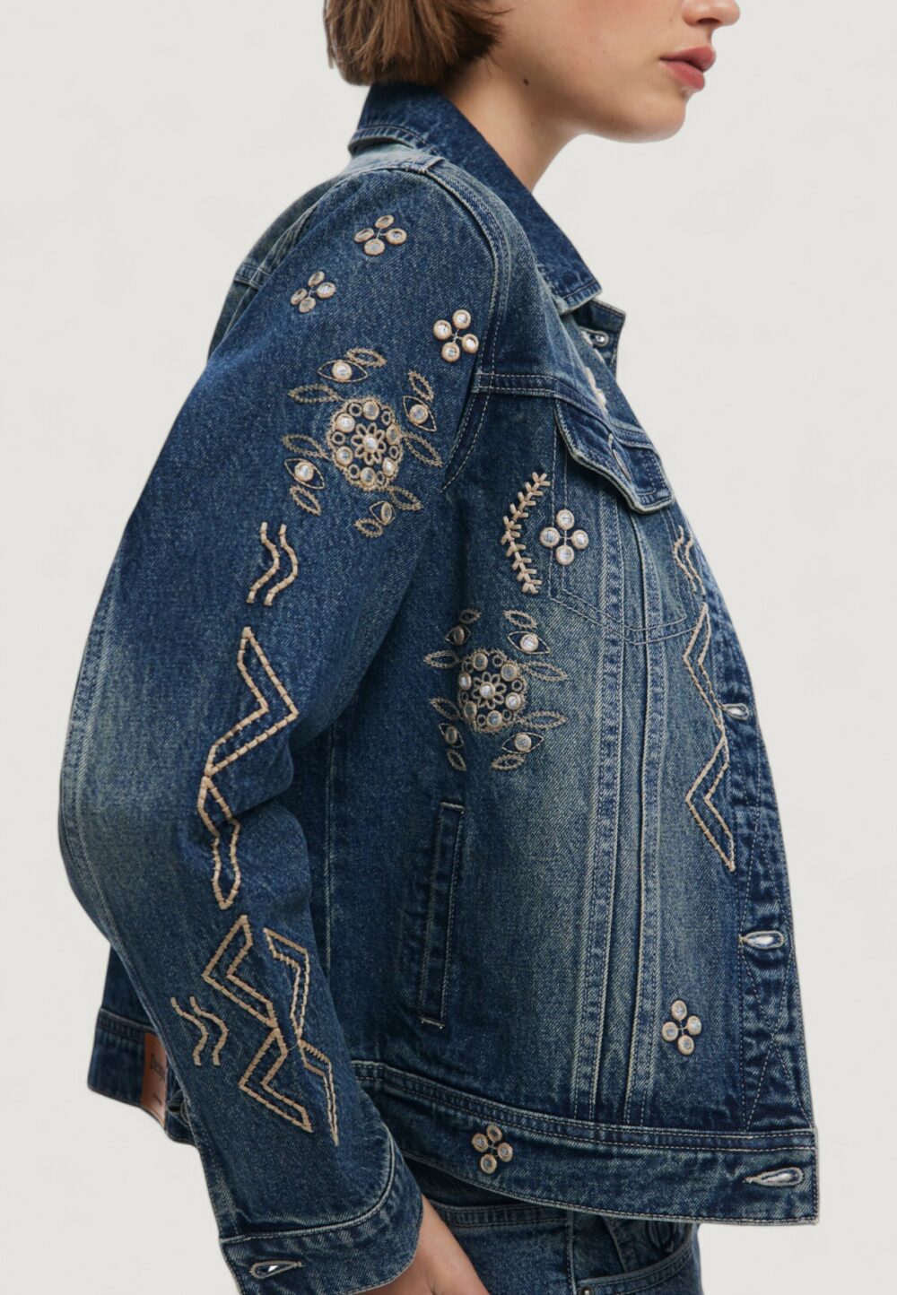 Giacchetto Desigual CHAQ_ESPEJOS Denim - Foto 4