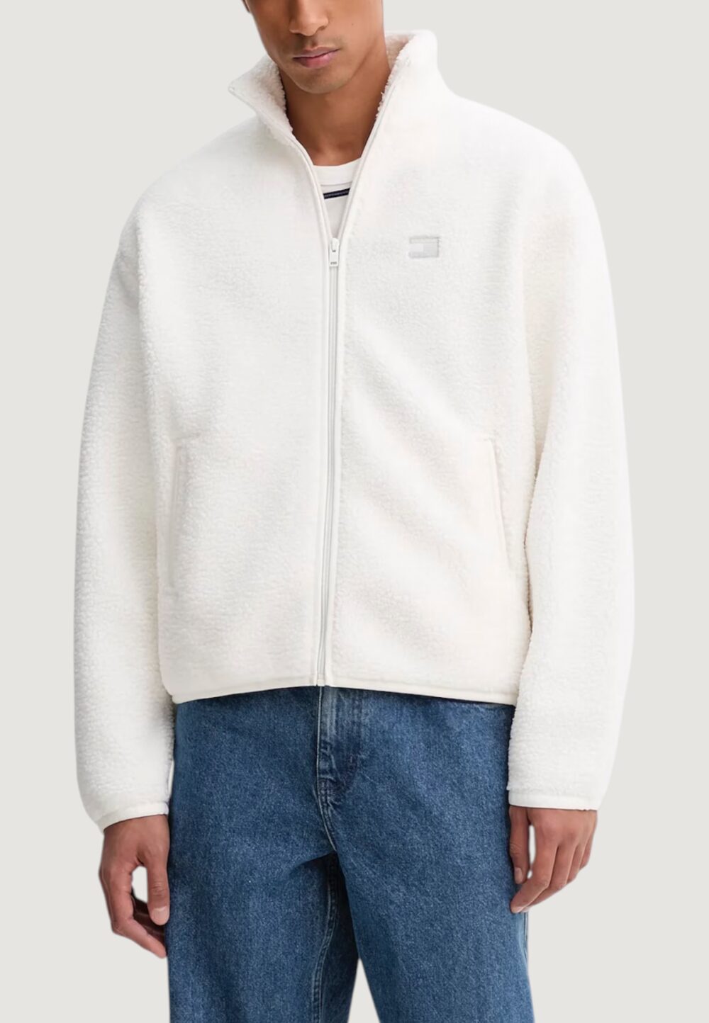 Giacchetto Tommy Hilfiger Jeans TJM RLX BADGE FZ TED Bianco - Foto 1