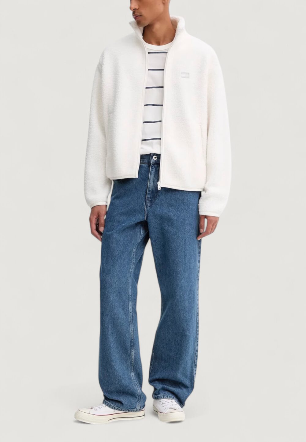Giacchetto Tommy Hilfiger Jeans TJM RLX BADGE FZ TED Bianco - Foto 3