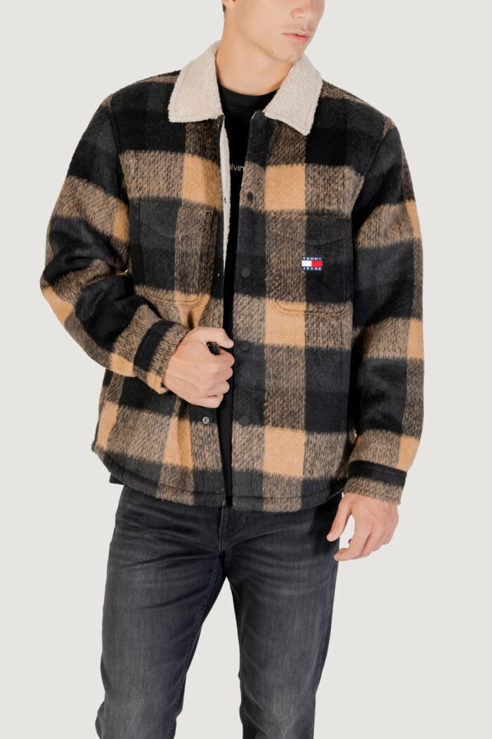 Giacchetto Tommy Hilfiger TJM CHECK TEDDY OVER Nero – DM0DM22010