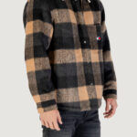 Giacchetto Tommy Hilfiger Jeans TJM CHECK TEDDY OVER Nero - Foto 2