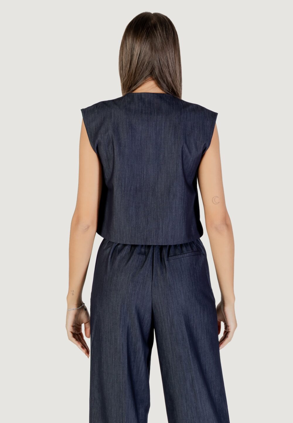 Gilet da completo ICHI IHJUMI WA Blue scuro - Foto 4
