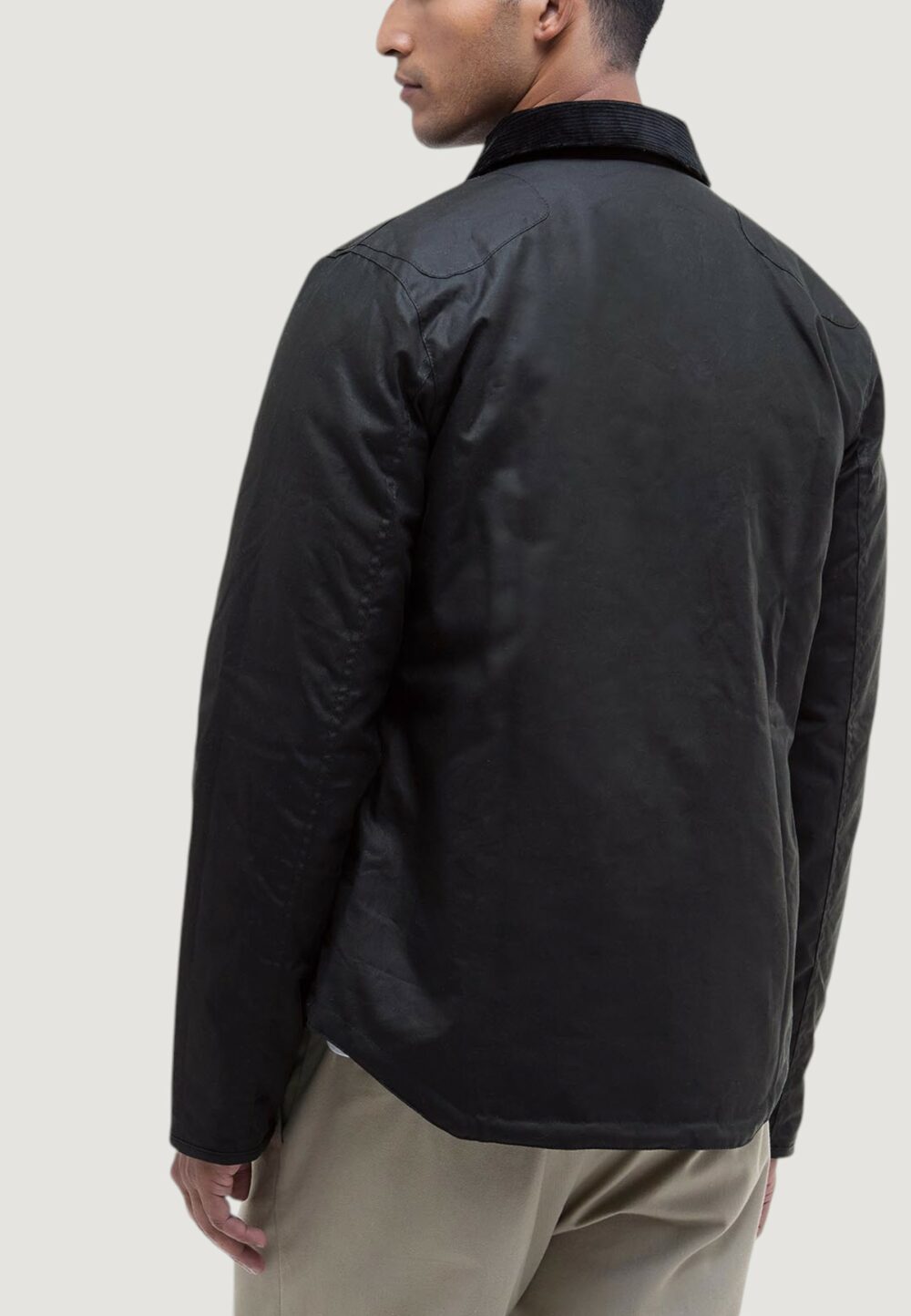 Giubbotto Barbour REELIN WAX JACKET Blue scuro - Foto 2