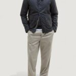Giubbotto Barbour REELIN WAX JACKET Blue scuro - Foto 4