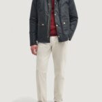 Giubbotto Barbour REELIN WAX JACKET Grigio Scuro - Foto 3