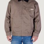 Giubbotto Calvin Klein Jeans A- LS COTTON FZ BLOU Terra - Fango - Foto 5