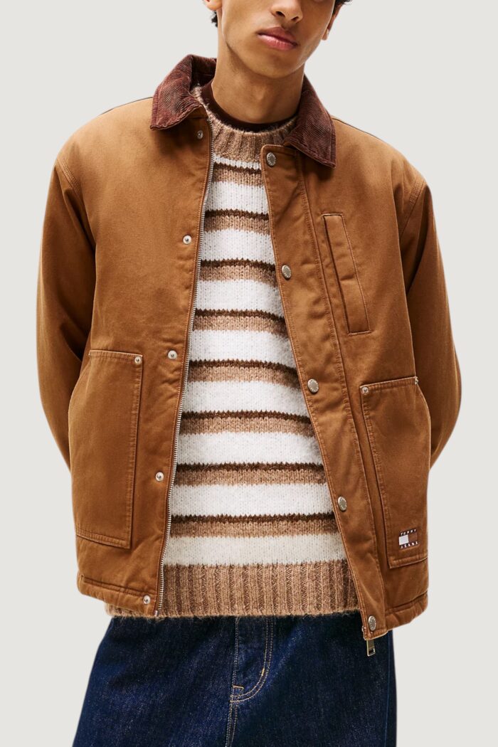 Giubbotto Tommy Hilfiger TJM TWILL CHORE JACK Marrone – DM0DM22047