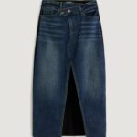 Gonna lunga Desigual FAL_TWISTED Denim - Foto 4