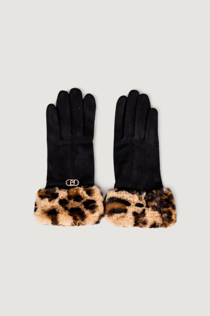 Guanti Liu-jo GUANTI  EFF  SCAMOSCIATO Nero – Beige