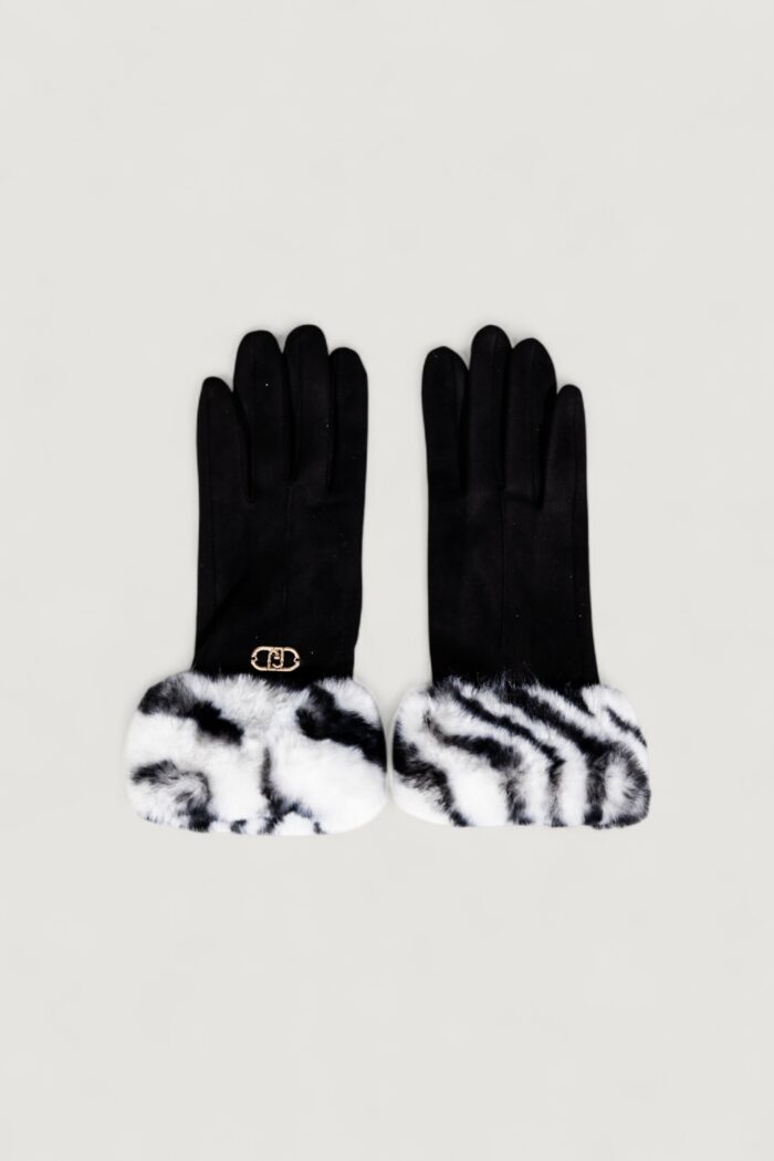 Guanti Liu-jo GUANTI  EFF  SCAMOSCIATO Nero – Bianco