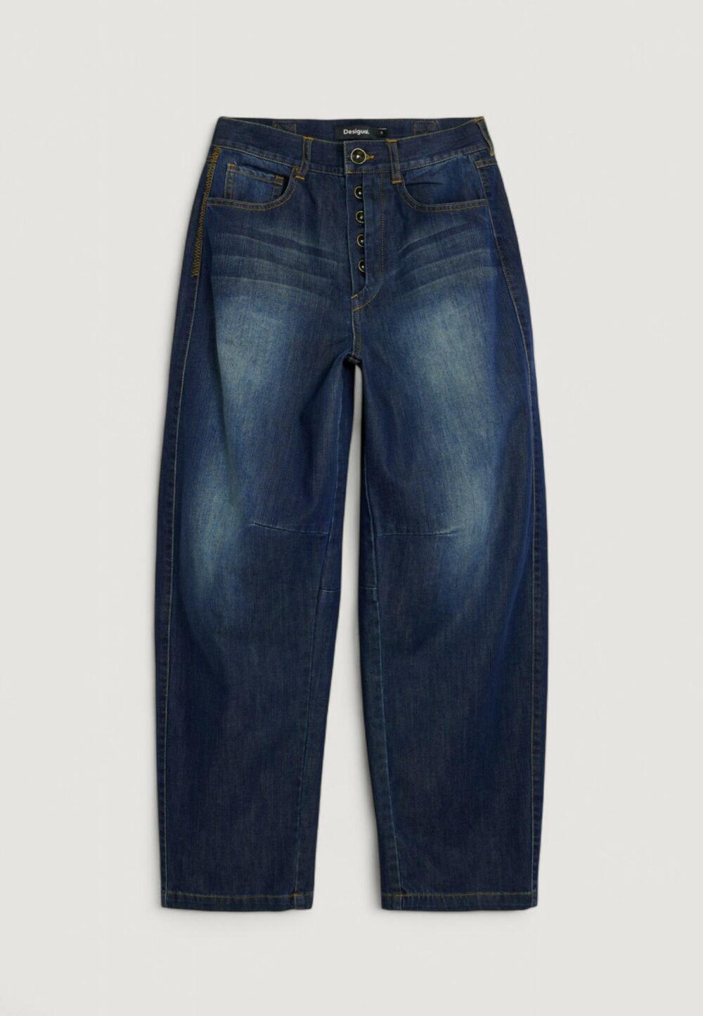 Jeans larghi Desigual DENIM_BOMBI Denim scuro - Foto 3