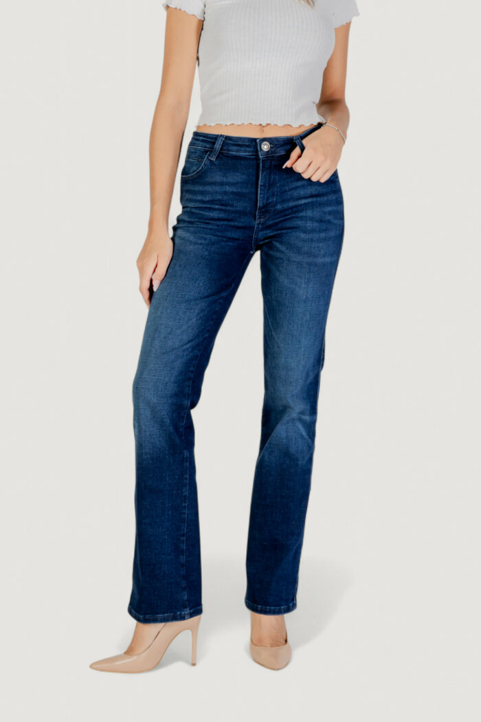 Jeans mom Guess SEXY STRAIGHT Denim scuro