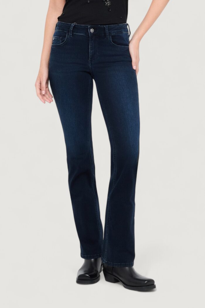 Jeans mom Liu-jo B.UP REPOT REG.W. Dark Blue Denim