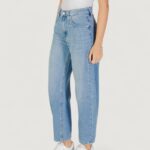 Jeans mom Only ONLFRANKIE HW ANK BARREL DNM DOT007 Denim chiaro - Foto 2