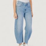 Jeans mom Only ONLFRANKIE HW ANK BARREL DNM DOT007 Denim chiaro - Foto 3