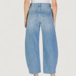 Jeans mom Only ONLFRANKIE HW ANK BARREL DNM DOT007 Denim chiaro - Foto 4