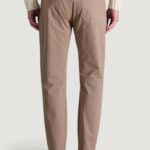 Pantaloni slim Jeckerson JOHN 5 TASCHE TOPPA Beige scuro - Foto 2