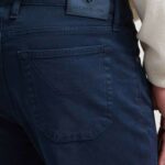 Pantaloni slim Jeckerson JOHN 5 TASCHE TOPPA Blue scuro - Foto 3