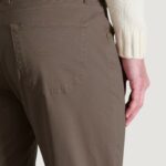 Pantaloni slim Jeckerson JOHN 5 TASCHE TOPPA Cioccolato - Foto 3