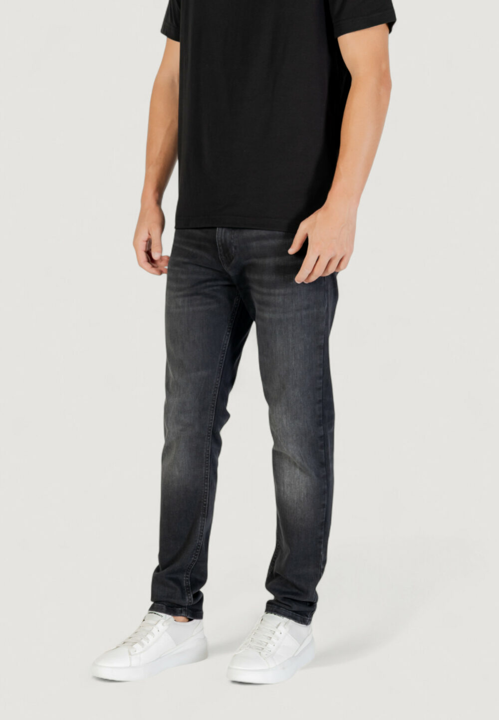 Jeans slim Tommy Hilfiger Jeans AUSTIN SLIM TPRD DI1 Nero - Foto 2