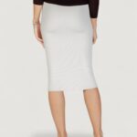 Longuette Guess HARLEY LONGUETTE SKIRT SWTR Panna - Foto 5