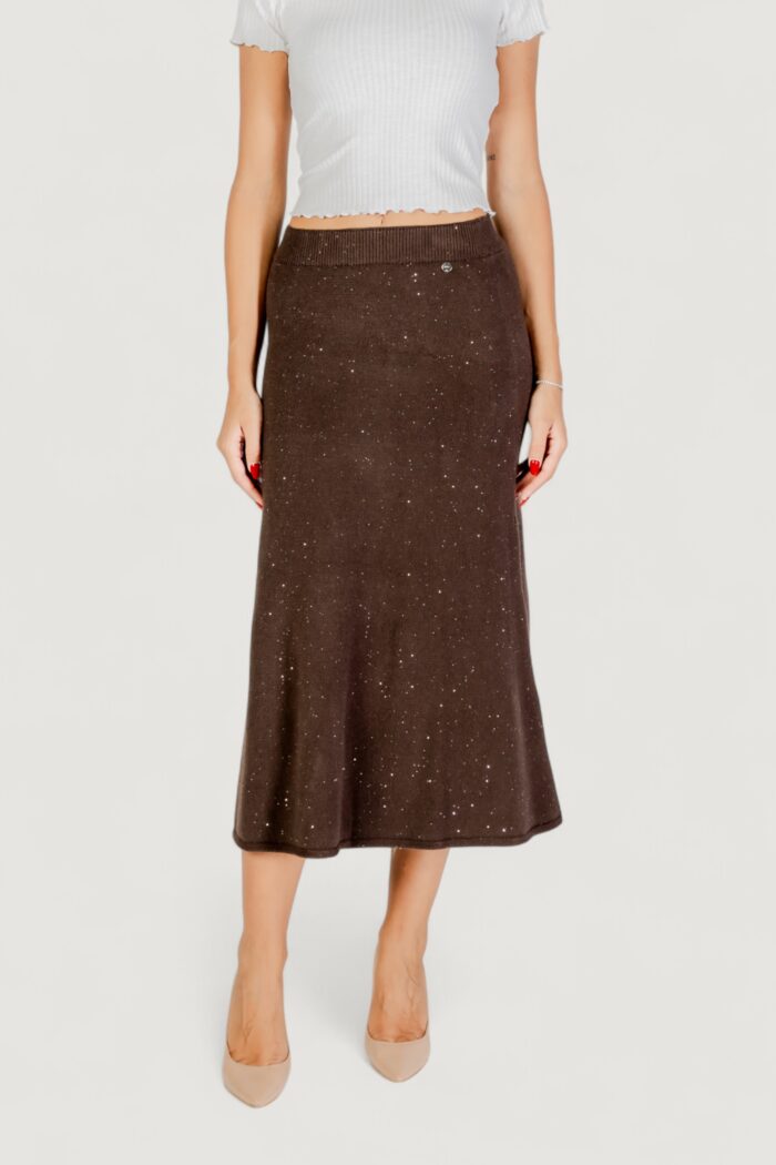 Longuette Liu-jo GONNA MAGLIA LONGUET Cioccolato