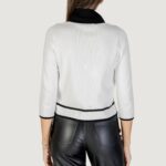 Maglia in filo manica corta Morgan De Toi  Bianco - Nero - Foto 2