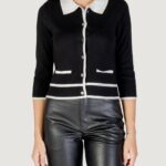 Maglia in filo manica corta Morgan De Toi  Nero - Bianco - Foto 5