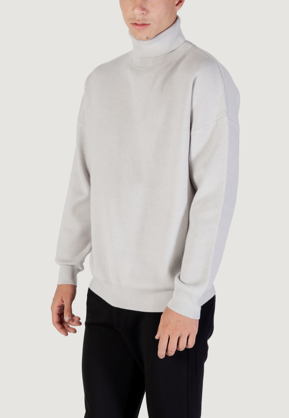 Maglia Antony Morato STUTTGART RELAXED FIT Grigio Chiaro - Foto 2