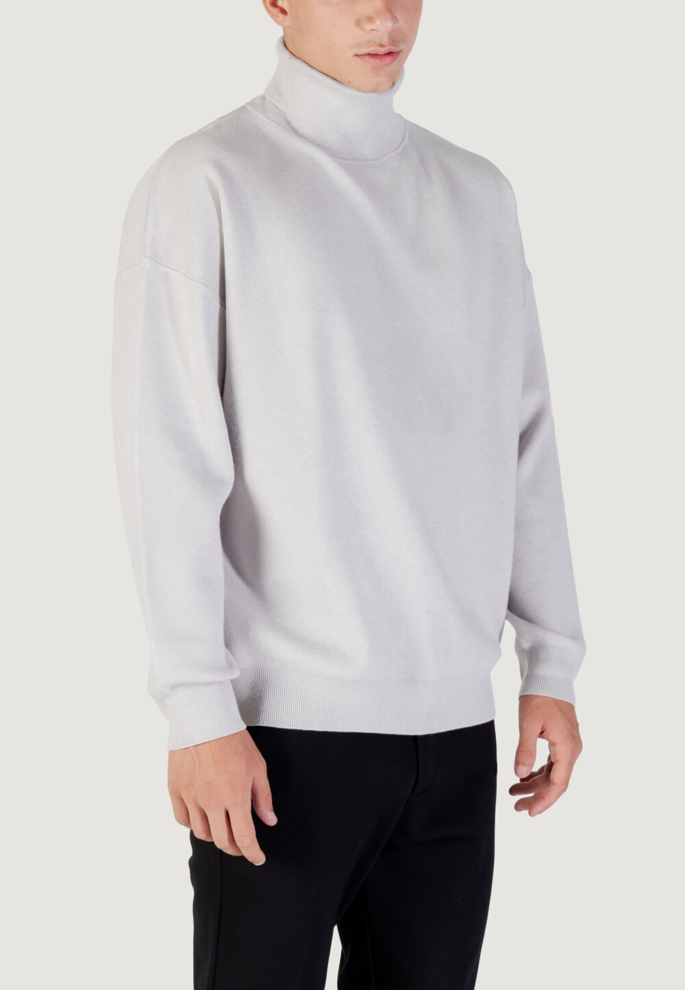 Maglia Antony Morato STUTTGART RELAXED FIT Grigio Chiaro - Foto 3