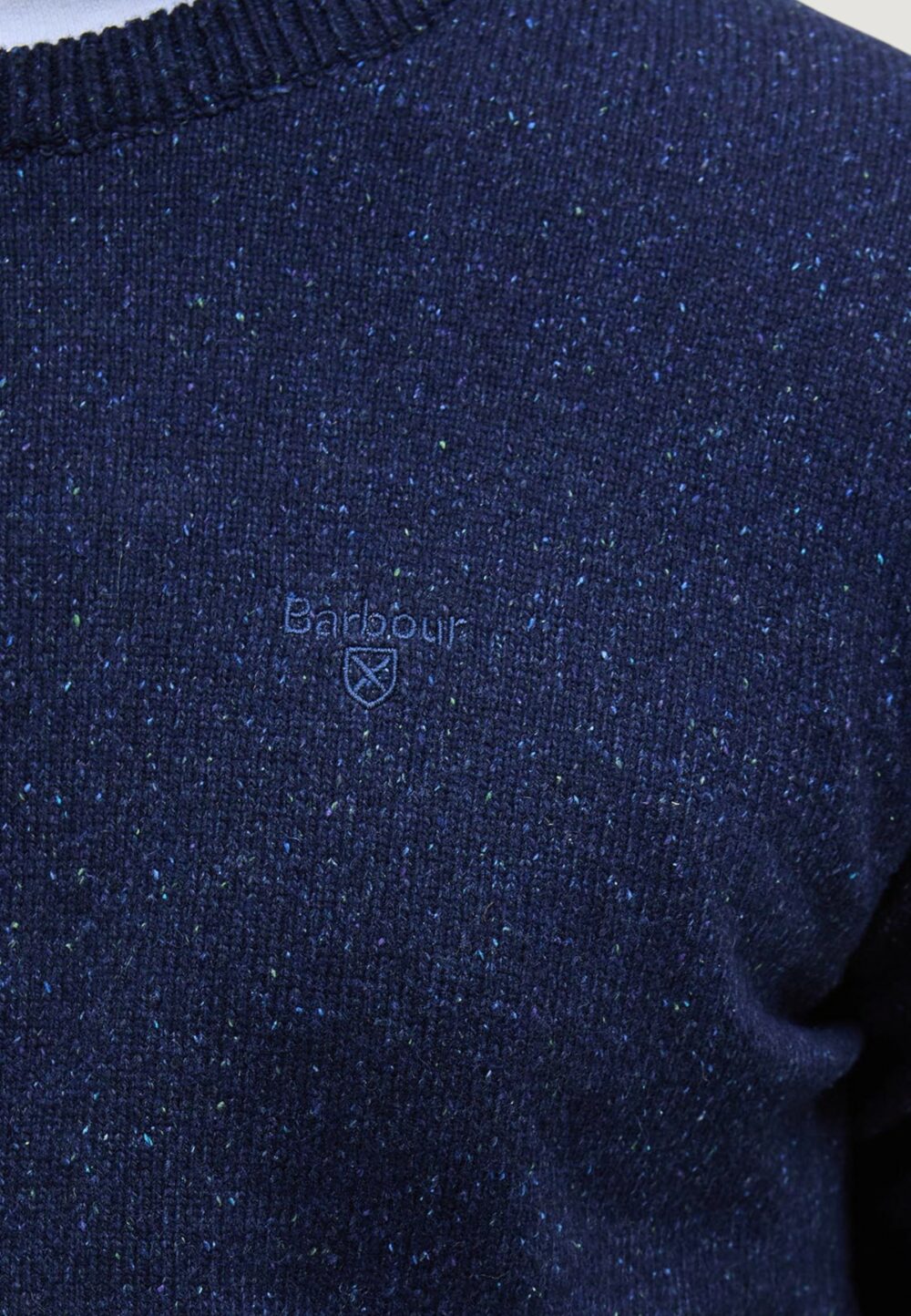 Maglia Barbour ESSENTIAL TISBURY CREW Blue scuro - Foto 3