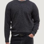 Maglia Barbour ESSENTIAL TISBURY CREW Nero - Foto 1