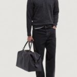 Maglia Barbour ESSENTIAL TISBURY CREW Nero - Foto 2
