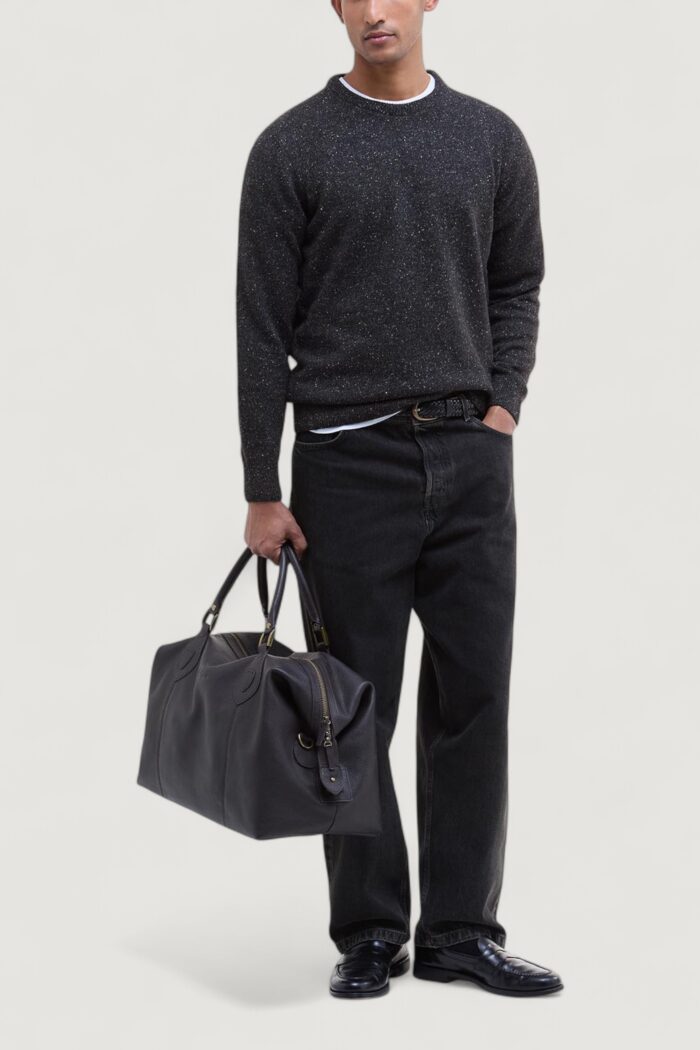 Maglia Barbour ESSENTIAL TISBURY CREW Nero