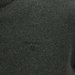 Maglia Barbour ESSENTIAL TISBURY CREW Verde Scuro - Foto 2