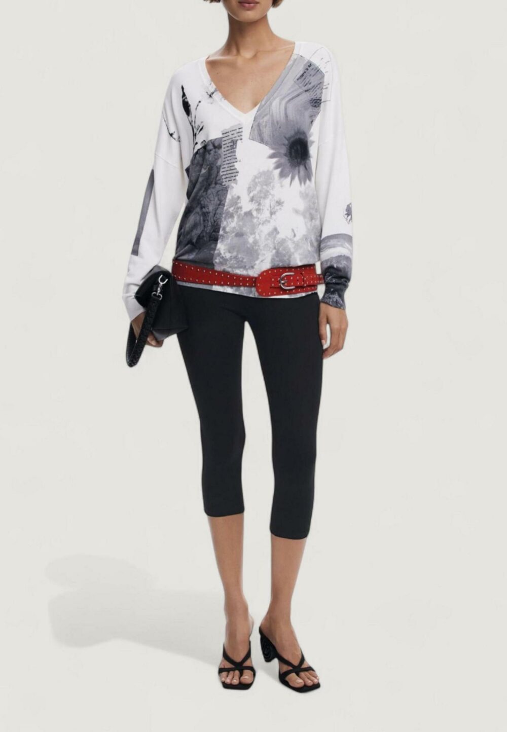 Maglia Desigual JERS_GOTEMBURGO Bianco - Foto 2