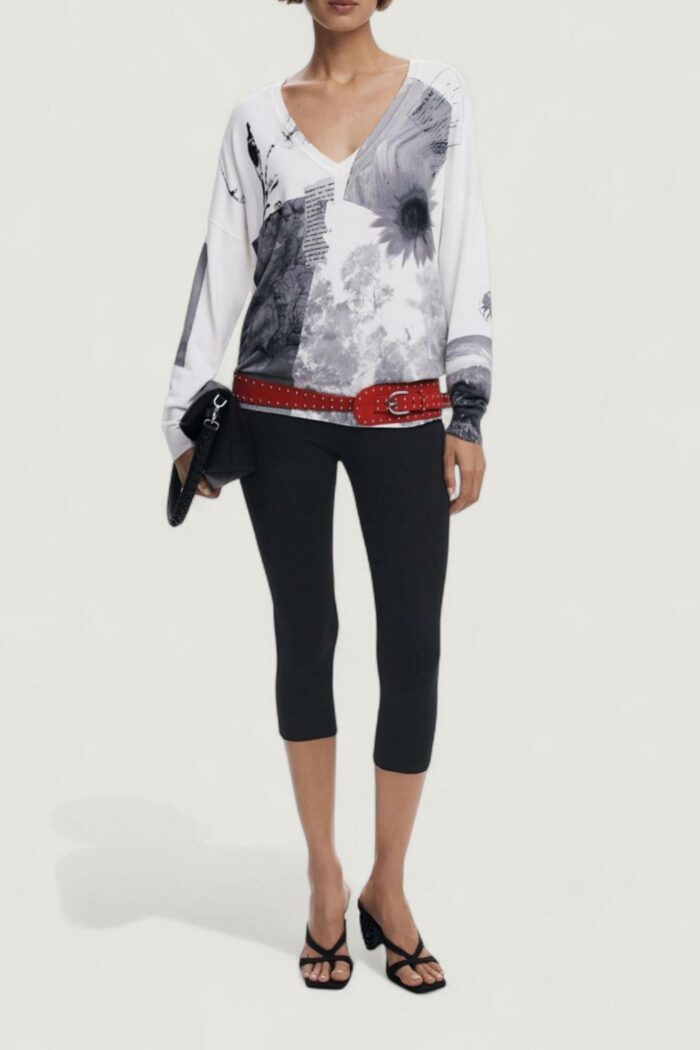Maglia Desigual JERS_GOTEMBURGO Bianco – 25WWJF15