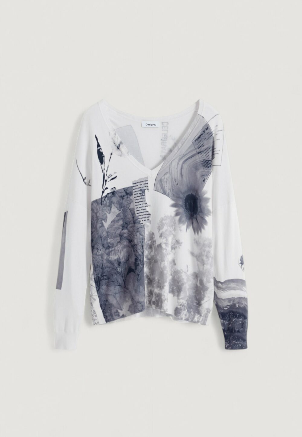 Maglia Desigual JERS_GOTEMBURGO Bianco - Foto 5