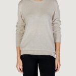 Maglia Guess JAMAAR CN STITCHED SWTR Beige chiaro - Foto 1