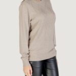 Maglia Guess JAMAAR CN STITCHED SWTR Beige scuro - Foto 3