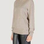Maglia Guess JAMAAR CN STITCHED SWTR Beige scuro - Foto 4