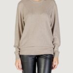 Maglia Guess JAMAAR CN STITCHED SWTR Beige scuro - Foto 5