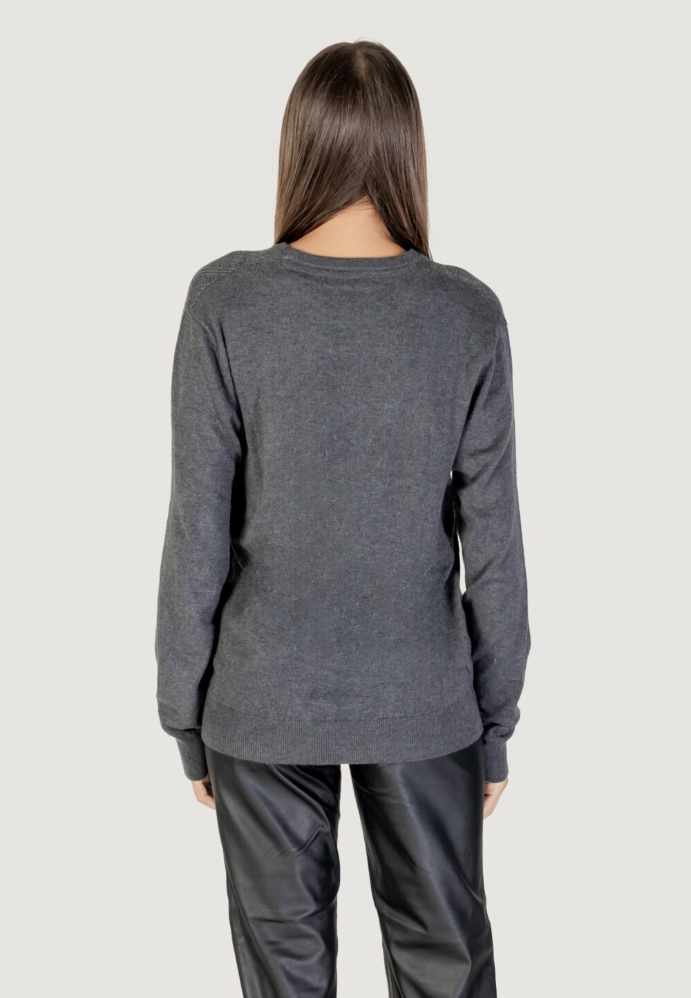 Maglia Guess JAMAAR CN STITCHED SWTR Grigio - Foto 2