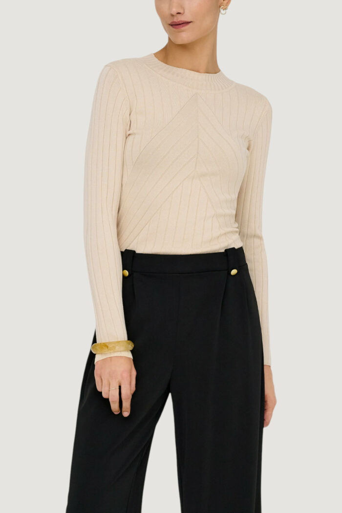 Maglia Jacqueline De Yong Jdykate L/S Pullover Knt Beige chiaro