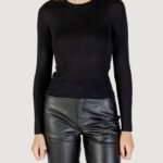 Maglia Jacqueline de Yong JDYPLUM LUREX L/S O-NECK PULLOVER KNT Black Silver - Foto 1
