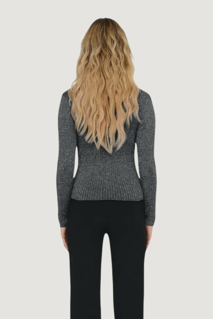 Maglia Jacqueline De Yong JDYPLUM LUREX L/S O-NECK PULLOVER KNT Blue scuro – 15330569
