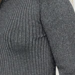 Maglia Jacqueline de Yong JDYPLUM LUREX L/S O-NECK PULLOVER KNT Blue scuro - Foto 4