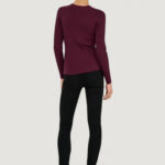 Maglia Jacqueline de Yong Jdykate L/S Pullover Knt Bordeaux - Foto 3